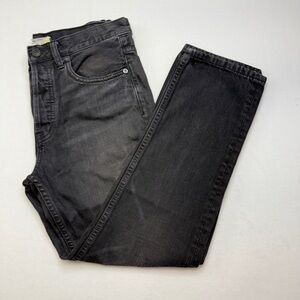 Free People Size 27 Straight Leg Jeans Black